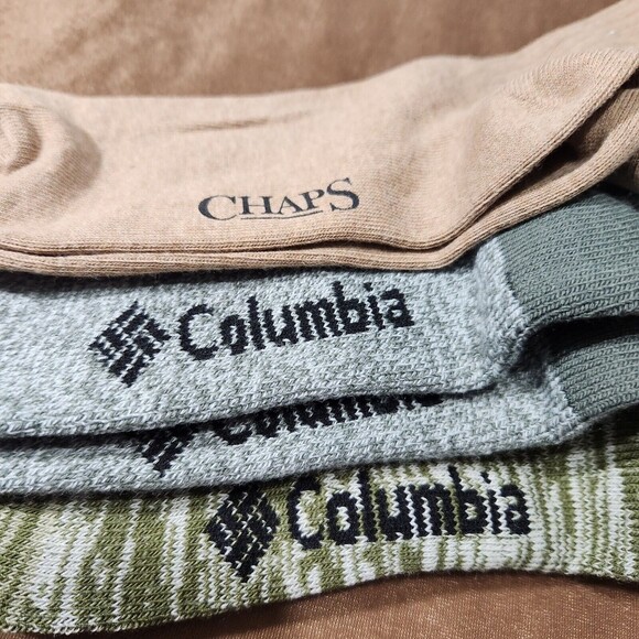 Columbia 2-pair Thermal Socks Shoe size 6-12 +1-pair Chaps Socks Total=3 pairs - Picture 5 of 10